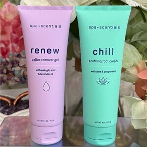🆕🪷 SPA•ESSENTIALS LIMITED EDITION “RENEW & CHILL” FOOT CARE SET. NEW SEALED.